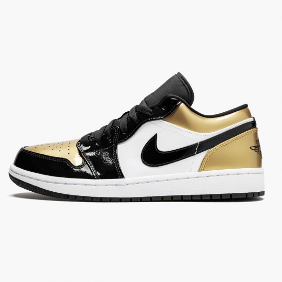 Dámské/Pánské Boty Nike Jordan 1 Low Gold Toe CQ9447-700