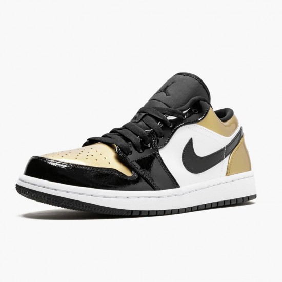 Dámské/Pánské Boty Nike Jordan 1 Low Gold Toe CQ9447-700