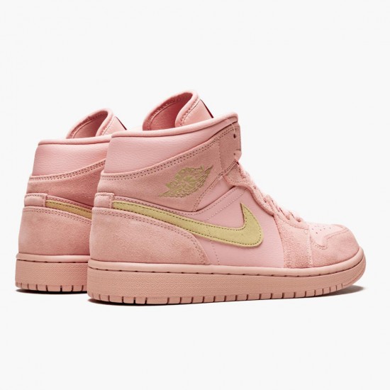 Dámské/Pánské Boty Nike Jordan 1 Mid Coral Gold 852542-600