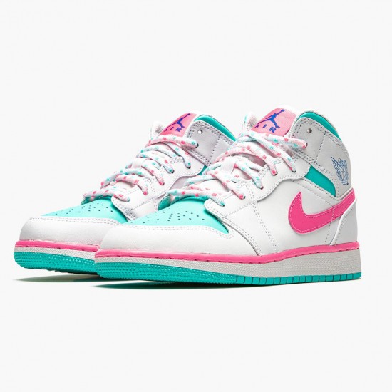 Dámské Boty Nike Jordan 1 Mid Digital Pink 555112-102