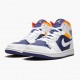 Dámské/Pánské Boty Nike Jordan 1 Mid Royal Blue Laser Orange 554724-131