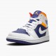 Dámské/Pánské Boty Nike Jordan 1 Mid Royal Blue Laser Orange 554724-131