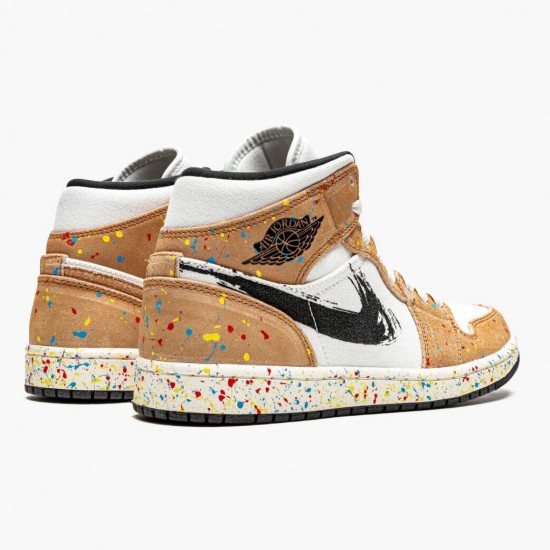 Dámské/Pánské Boty Nike Jordan 1 Mid SE Brushstroke DA8005-100