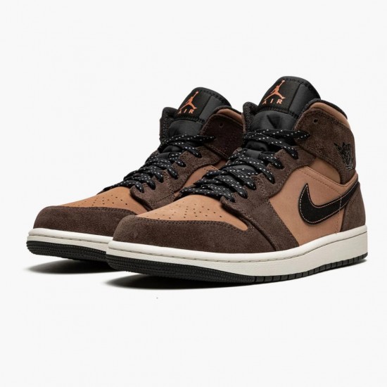 Dámské/Pánské Boty Nike Jordan 1 Mid SE Dark Chocolate DC7294-200