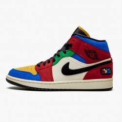 Dámské/Pánské Boty Nike Jordan 1 Mid SE Fearless Blue the Great CU2805-100 