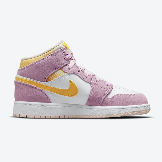 Dámské Boty Nike Jordan 1 Mid SE GS Arctic Pink DC9517-600