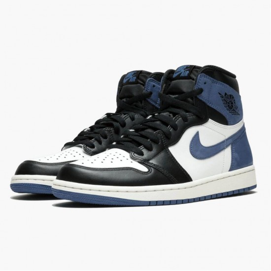 Dámské/Pánské Boty Nike Jordan 1 Retro High Blue Moon 555088-115