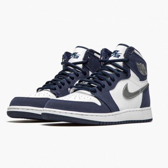 Dámské/Pánské Boty Nike Jordan 1 Retro High COJP Midnight Navy DC1788-100