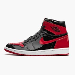 Pánské Boty Nike Jordan 1 Retro High OG Patent Bred Red 555088-063 