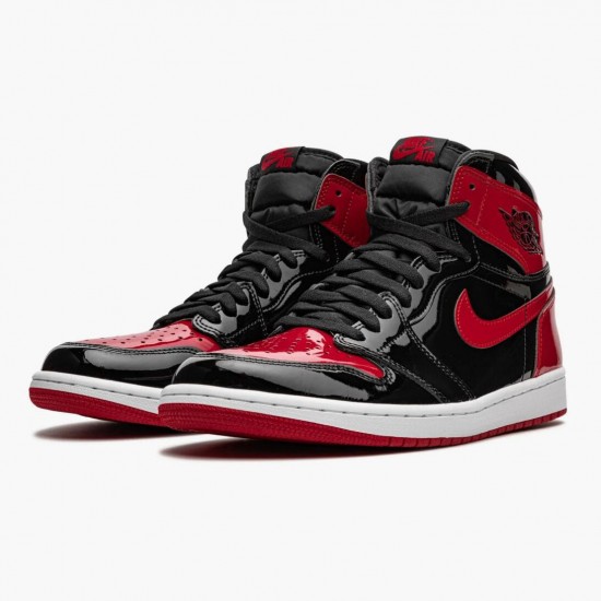 Pánské Boty Nike Jordan 1 Retro High OG Patent Bred Red 555088-063