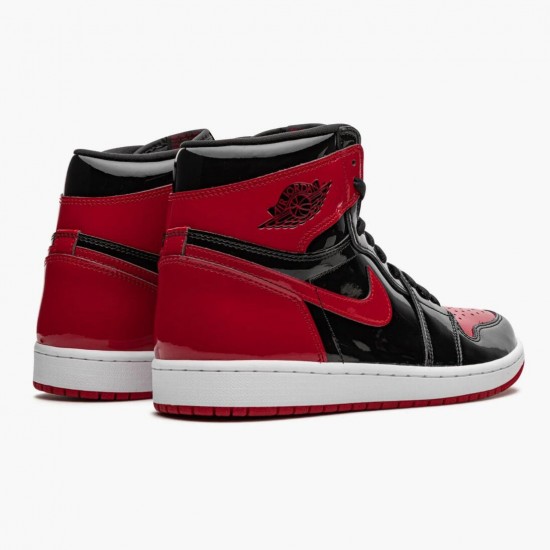 Pánské Boty Nike Jordan 1 Retro High OG Patent Bred Red 555088-063