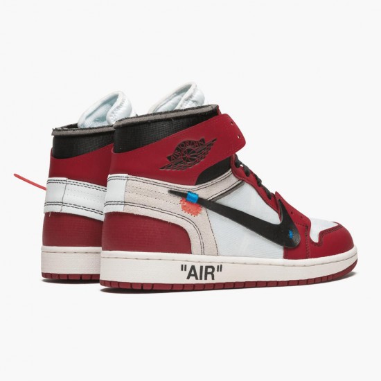 Dámské/Pánské Boty Nike Jordan 1 Retro High Off-White Chicago AA3834-101