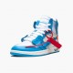 Dámské/Pánské Boty Nike Jordan 1 Retro High Off-White University Blue AQ0818-148