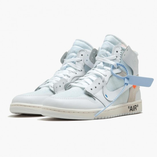 Pánské Boty Nike Jordan 1 Retro High Off-White White AQ0818-100