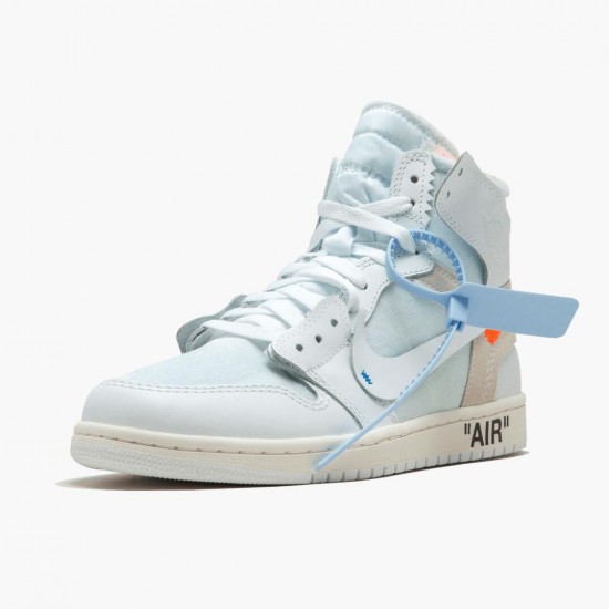 Pánské Boty Nike Jordan 1 Retro High Off-White White AQ0818-100