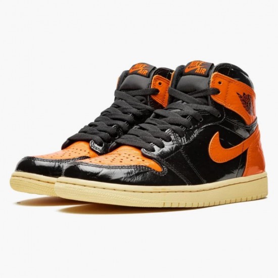 Pánské Boty Nike Jordan 1 Retro Shattered Backboard BlackPale Vanilla Starfish 555088-028