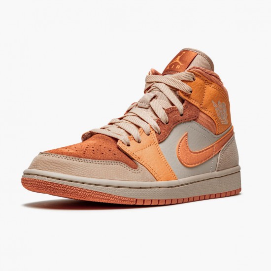 Dámské/Pánské Boty Nike Jordan 1 Mid Apricot Orange Apricot Agate Terra Blush DH4270-800