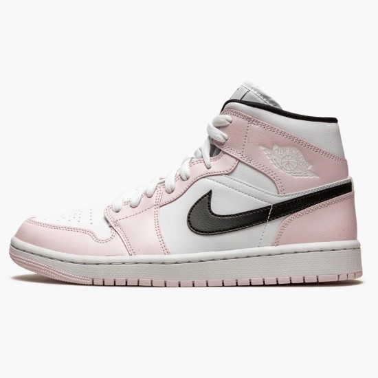 Dámské Boty Nike Jordan 1 Mid Barely Rose BQ6472-500