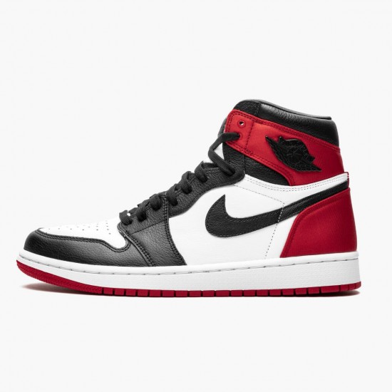 Dámské/Pánské Boty Nike Jordan 1 High OG Satin Black Toe CD0461-016