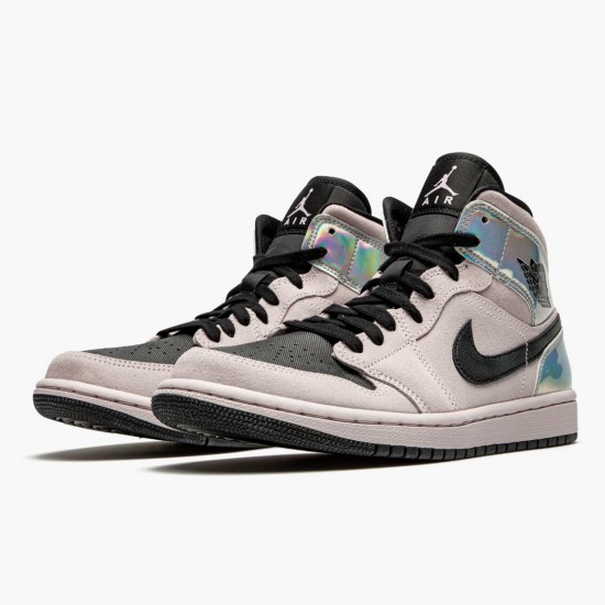 Dámské/Pánské Boty Nike Jordan 1 Mid Dirty Powder Iridescent Barely BQ6472-602