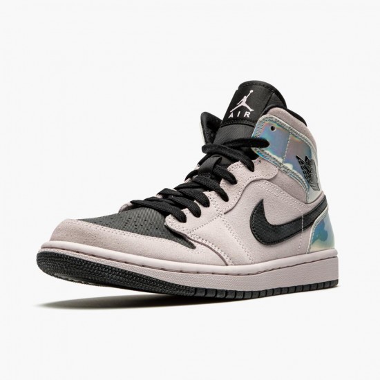 Dámské/Pánské Boty Nike Jordan 1 Mid Dirty Powder Iridescent Barely BQ6472-602