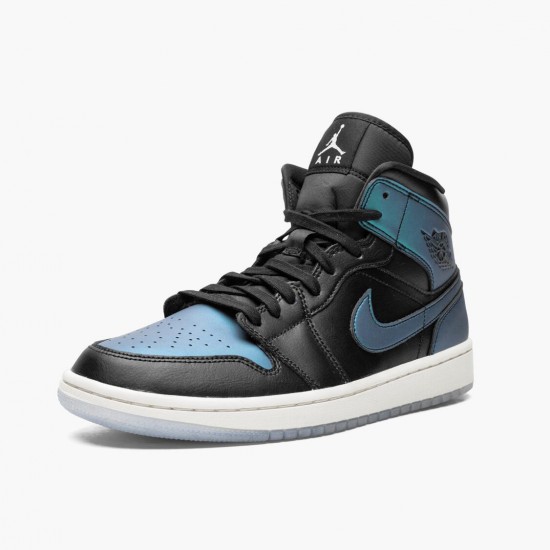 Dámské/Pánské Boty Nike Jordan 1 Mid Iridescent Black BQ6472-009