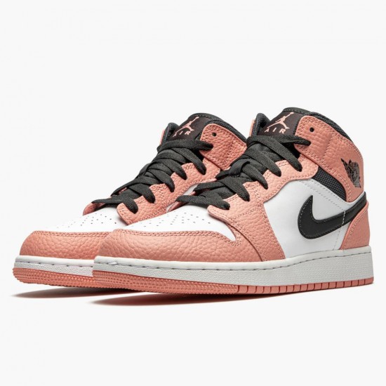 Pánské Boty Nike Jordan 1 Mid Pink Quartz 555112-603