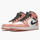 Pánské Boty Nike Jordan 1 Mid Pink Quartz 555112-603