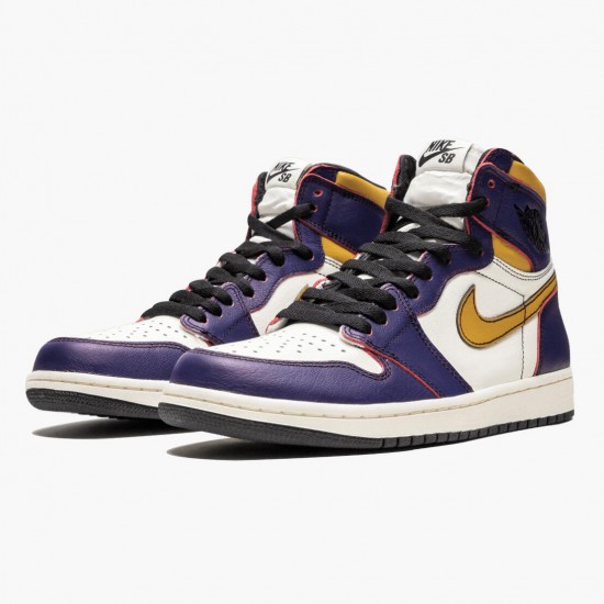 Dámské/Pánské Boty Nike Jordan 1 Retro High OG Defiant SB LA to Chicago CD6578-507