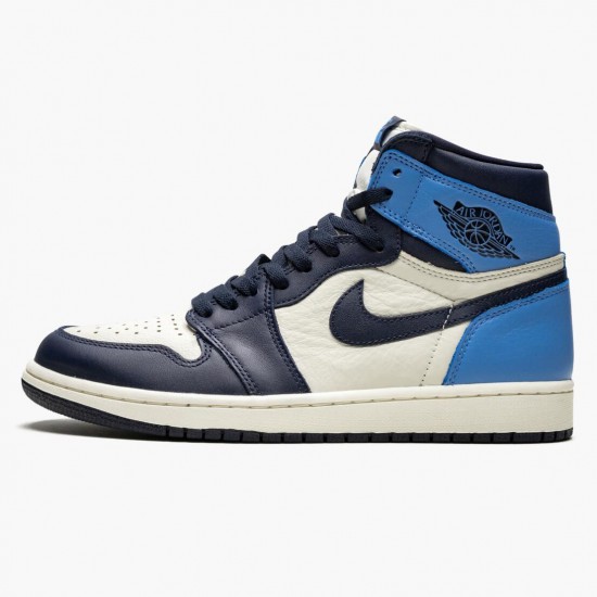 Pánské Boty Nike Jordan 1 Retro High OG Obsidian University Blue 555088-140