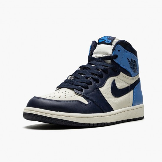 Pánské Boty Nike Jordan 1 Retro High OG Obsidian University Blue 555088-140