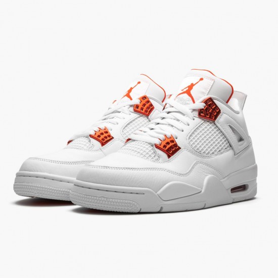 Dámské/Pánské Boty Nike Jordan 4 Retro Metallic Orange CT8527-118