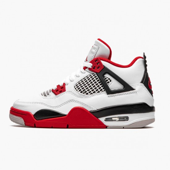 Pánské Boty Nike Jordan 4 Retro OG GS Fire Red 2020 408452-160