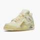 Dámské/Pánské Boty Nike Jordan 4 Retro Off-White Sail CV9388-100