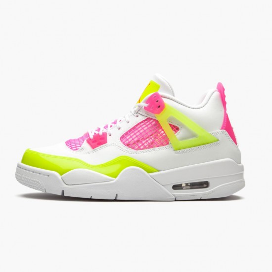 Dámské/Pánské Boty Nike Jordan 4 Retro White Lemon Pink CV7808-100