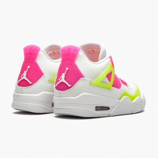 Dámské/Pánské Boty Nike Jordan 4 Retro White Lemon Pink CV7808-100