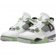 Pánské Boty Nike Jordan 4 Retro White Oil Green Dark Ash AQ9129-103