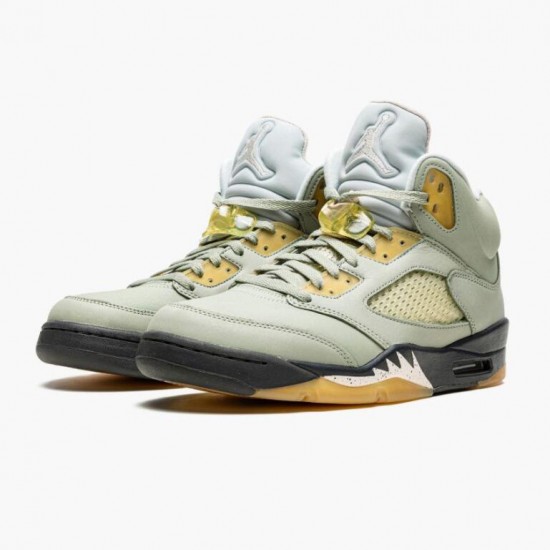 Dámské/Pánské Boty Nike Jordan 5 Jade Horizon Light Silver Anthracite Pink Glaze DC7501-300