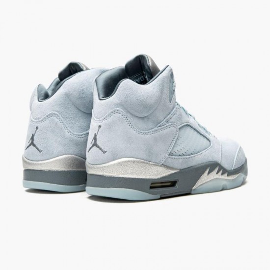 Dámské/Pánské Boty Nike Jordan 5 Retro Bluebird With Silver White DD9336-400