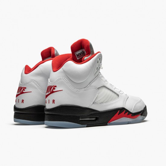 Pánské Boty Nike Jordan 5 Retro Fire Red Silver Tongue DA1911-102