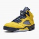 Dámské/Pánské Boty Nike Jordan 5 Retro Michigan 2019 AmarilloCollege Navy CQ9541-704