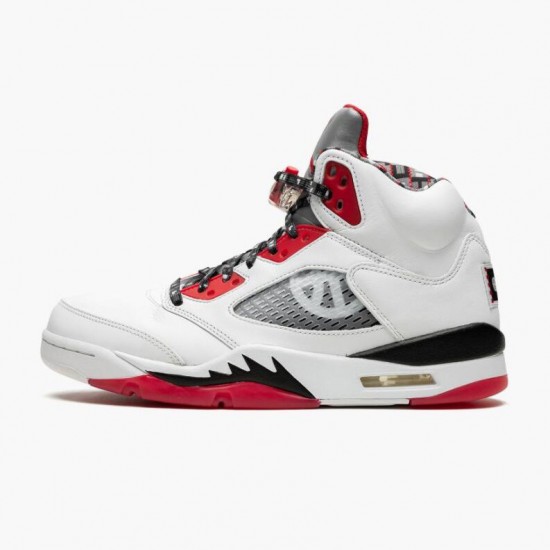 Dámské/Pánské Boty Nike Jordan 5 Retro Quai 54 2021 DJ7903-106