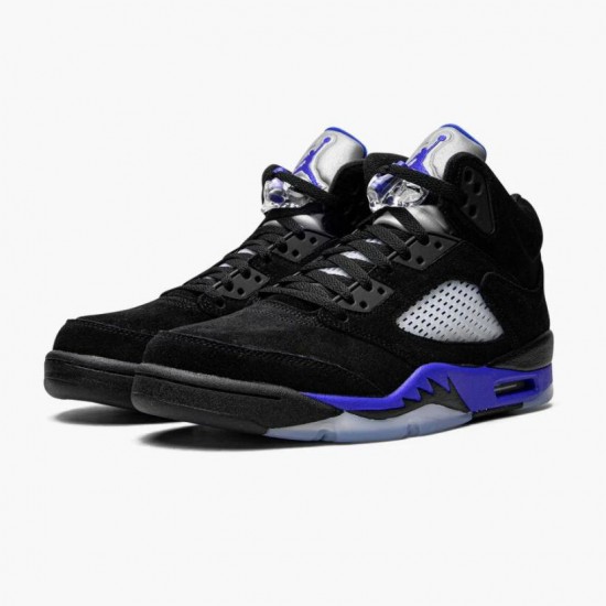 Dámské/Pánské Boty Nike Jordan 5 Retro Racer Blue With Black Blue CT4838-004