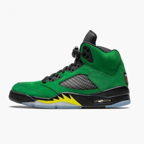 Dámské/Pánské Boty Nike Jordan 5 Retro SE Oregon Green Yellow CK6631-307