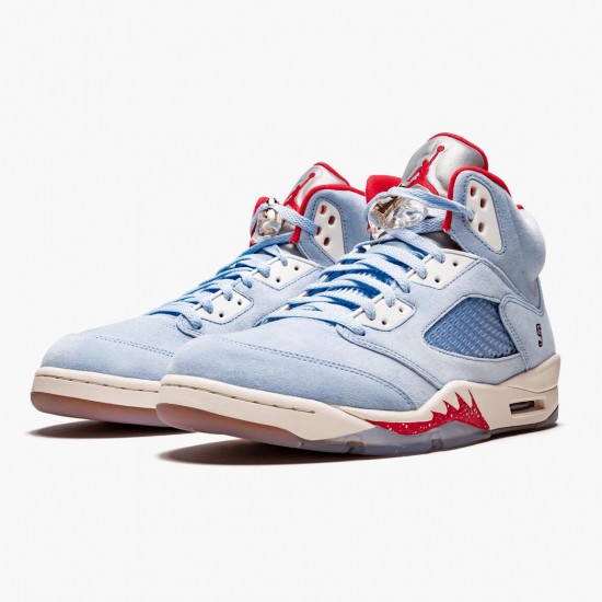 Dámské/Pánské Boty Nike Jordan 5 Retro Trophy Room Ice Blue CI1899-400