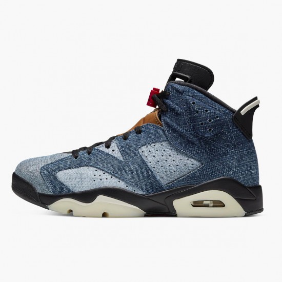 Dámské/Pánské Boty Nike Jordan 6 Retro Washed Denim 384664-060