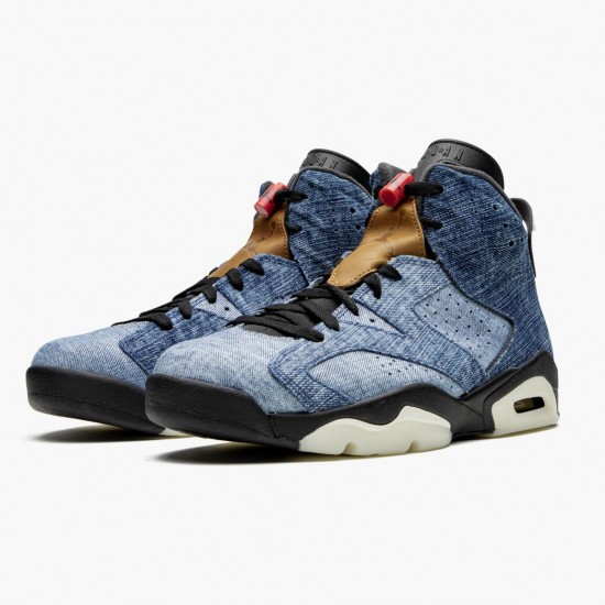 Dámské/Pánské Boty Nike Jordan 6 Retro Washed Denim 384664-060