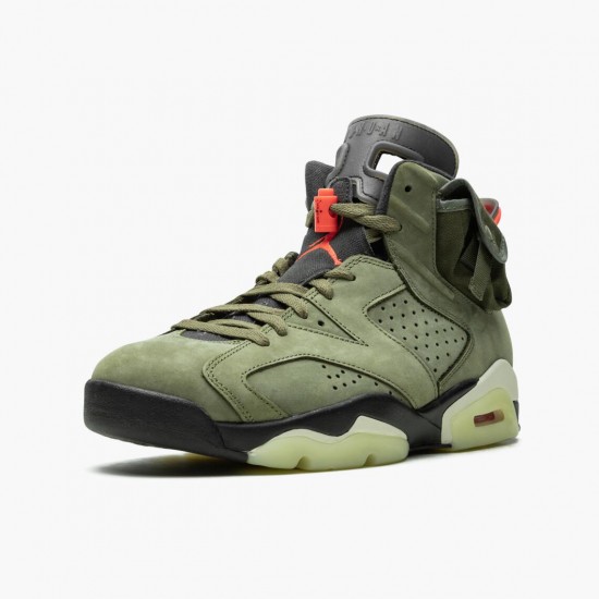 Dámské/Pánské Nike Travis Scott x Air Boty Nike Jordan 6 Retro Olive CN1084-200