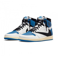 Jordans 1 High SP Fragment Design x Travis Scott Blue modrý DH3227 105