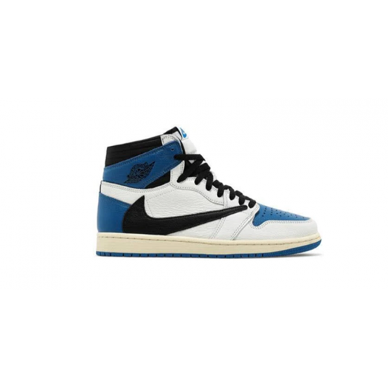 Jordans 1 High SP Fragment Design x Travis Scott Blue modrý DH3227 105